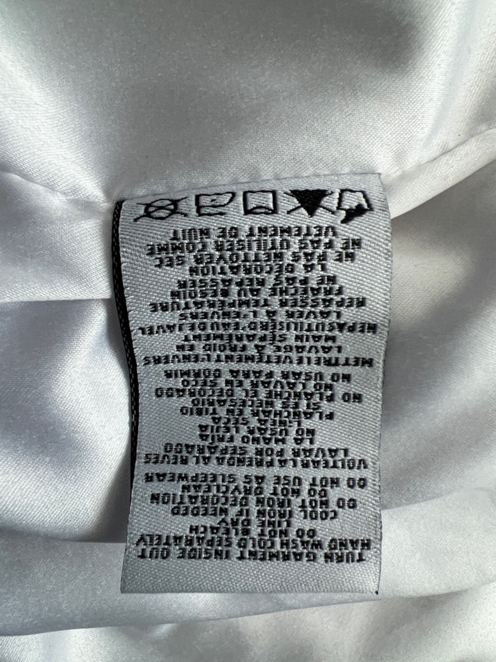 MIA New York White Holographic Iridescent Sequin Sparkle Bomber Jacket - Size L - Picture 10 of 11